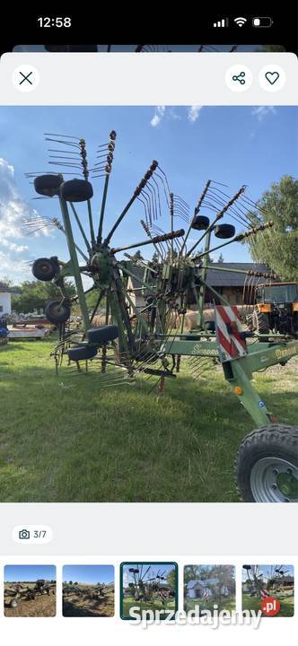 Zgrabiarka Krone Swadro 900 Imielno