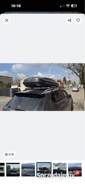 Dachbox Norauto Bermudy 500 524 litry Koło