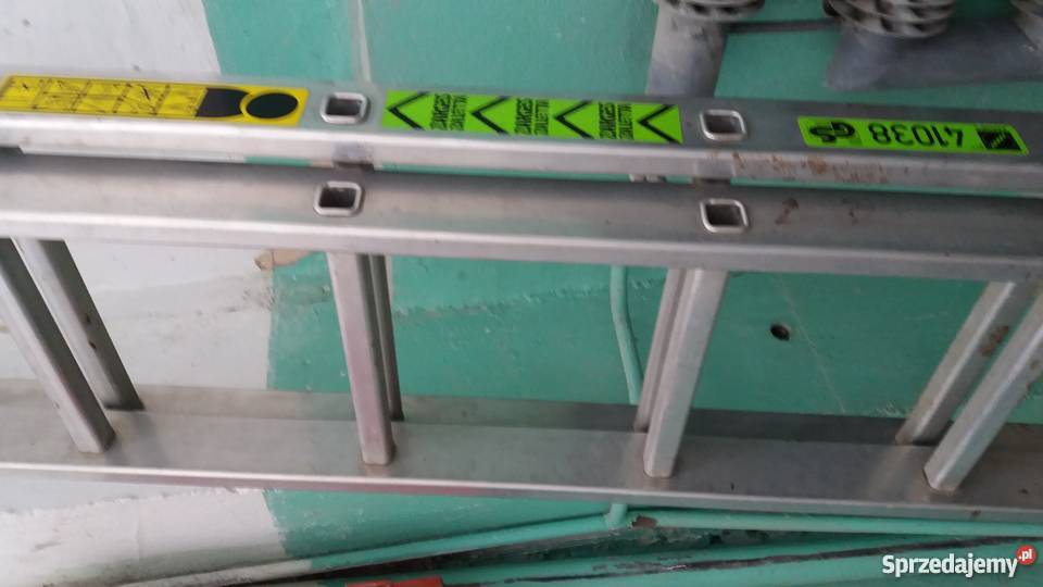 drabina aluminiowa zarges 68 m Pozostałe Ogrodzieniec