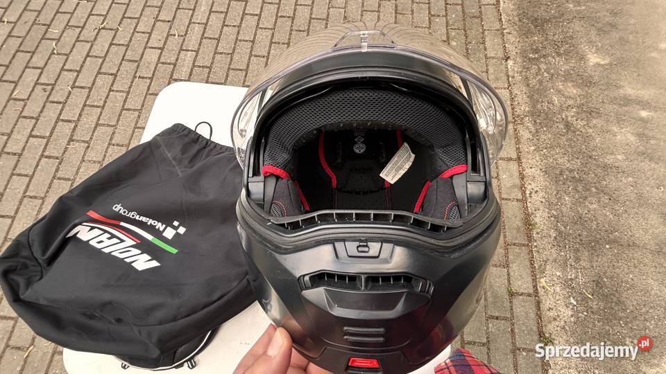 Kask motocyklowy Nolan N1005 Czarny XXL interkom Zelów sprzedam