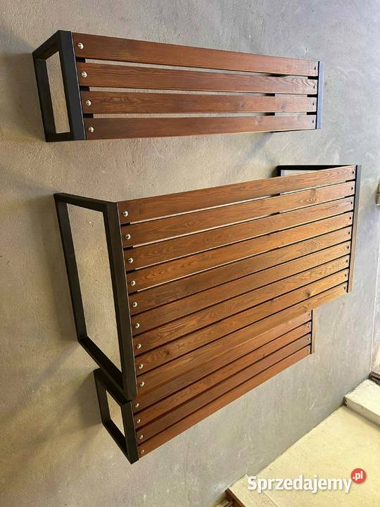 Ręcznie wykonany komplet ogrodowy stół 2 ławki lubelskie Biłgoraj sprzedam