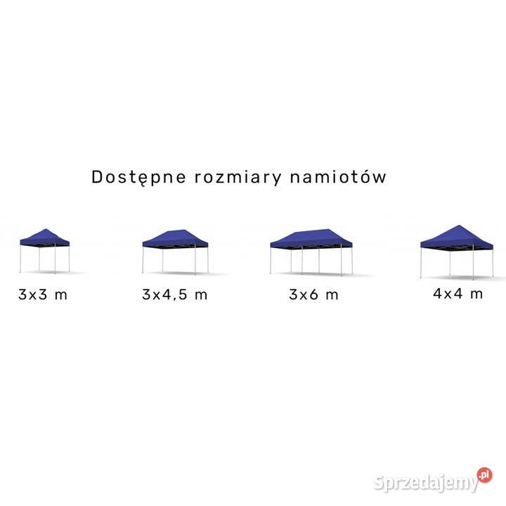 Namiot ekspresowy 4m x 4m różne rozmiary Gdańsk