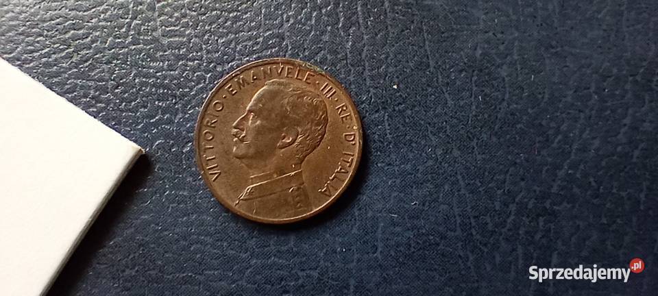 Stare monety 1 cent 1912 Włochy