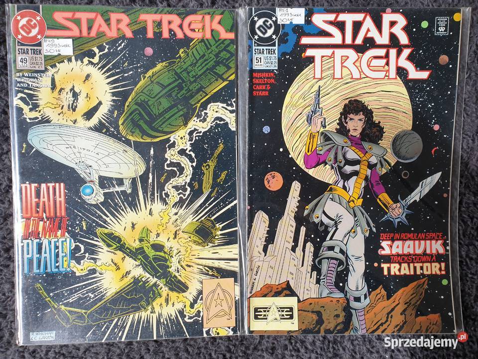 Star Trek kolekcja 20 komiksów DC 19901995 Gdynia