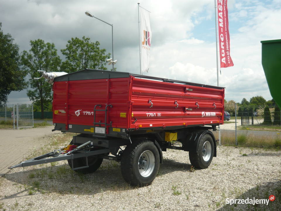 Przyczepa rolnicza MetalFach T7111 8 ton