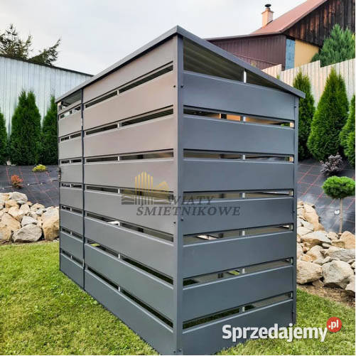 Wiata śmietnikowa 25x1m antracyt Schowek zachodniopomorskie