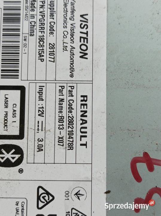 RADIO 2820210478R Dacia Duster II 20172024 sprzedam