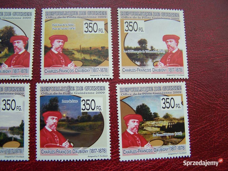 Gwinea 2009 MNH Sztuka Malarstwo Ch F Daubigny śląskie Tychy