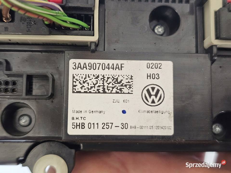 GOLF VI 12r panel klimatyzacji 3AA907044AF Kielce