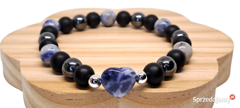 Bransoletka z sodalitu SODALIT serce kulka 492 Warszawa