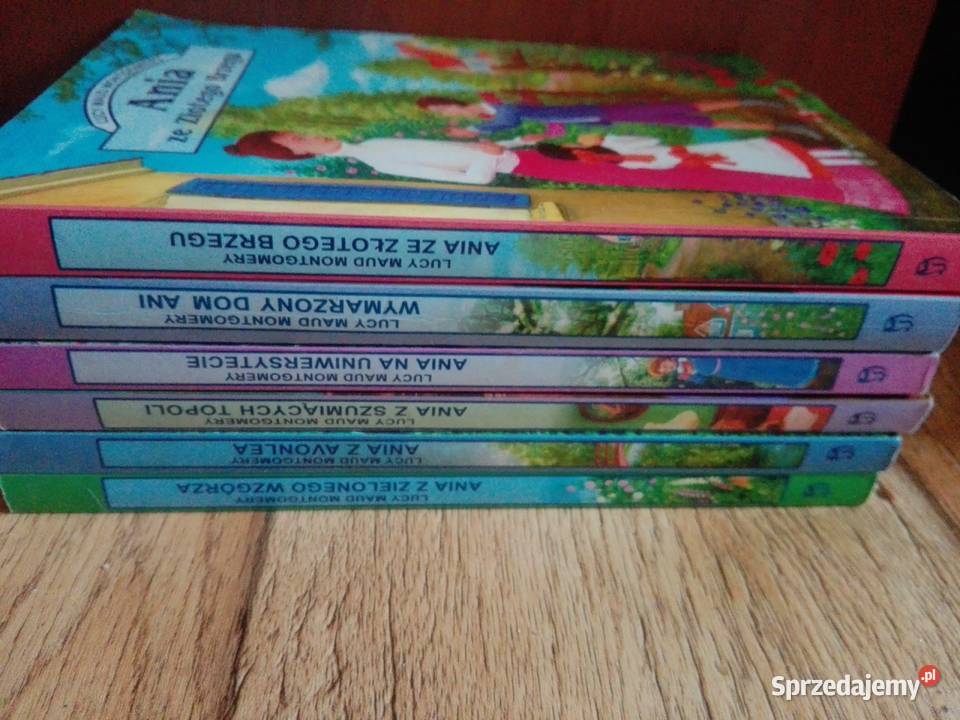 Montgomery Ania z zielonego wzgórza 6 tomów łódzkie