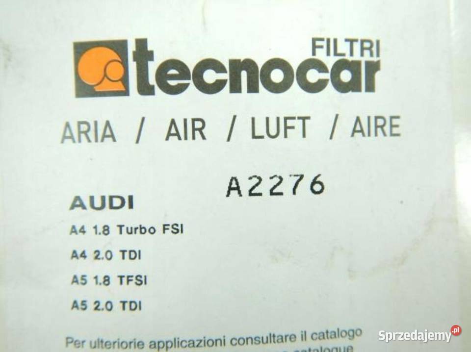 FILTR POWIETRZA AUDI A4 A5 18TFSI 20TDI