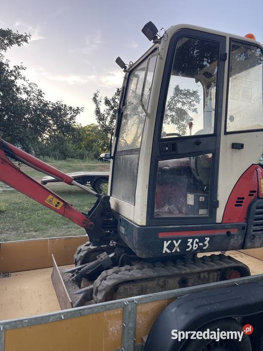 Minikoparka Kubota Kx 363 szybkozłącze 3 łyżki Orsk