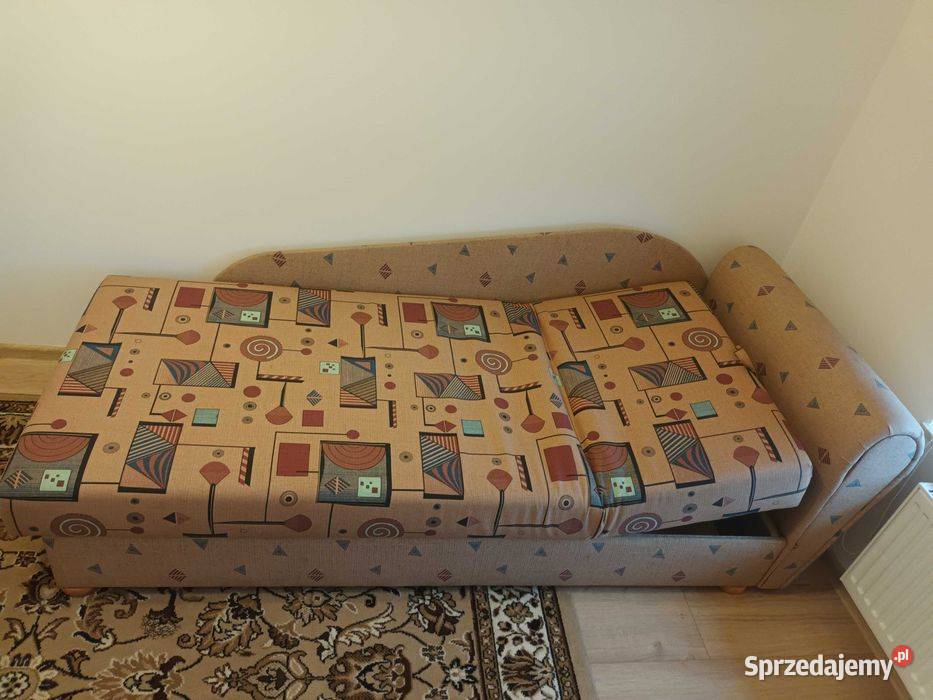 Tapczan łóżko z pojemnikiem na pościel Biskupiec