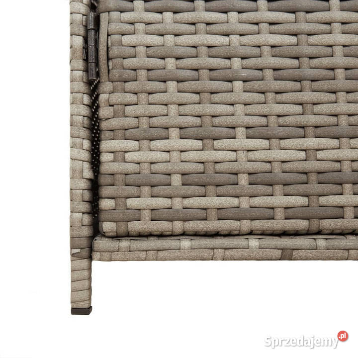 Szafka ogrodowa szara 83x45x76 polirattan mazowieckie