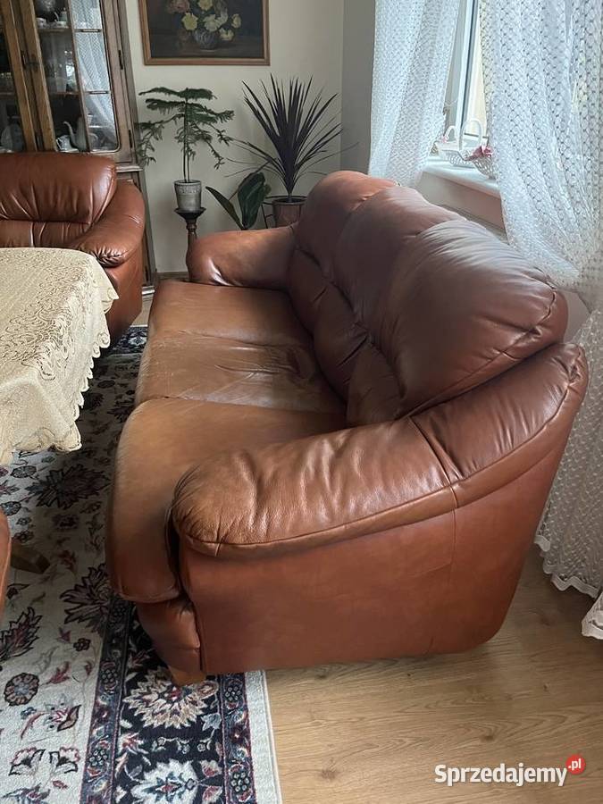 Komplet wypoczynkowy Sara 311 skóra naturalna Kalisz