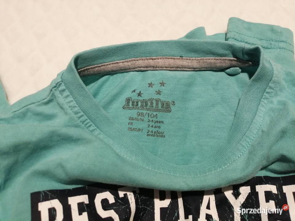 Koszulka długi rękaw Lupilu 98104 Turkusowa Czeladź