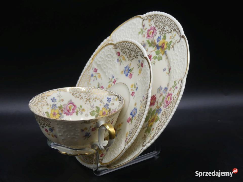 Komplet śniadaniowy Sorau Żary piękne ucho 1928