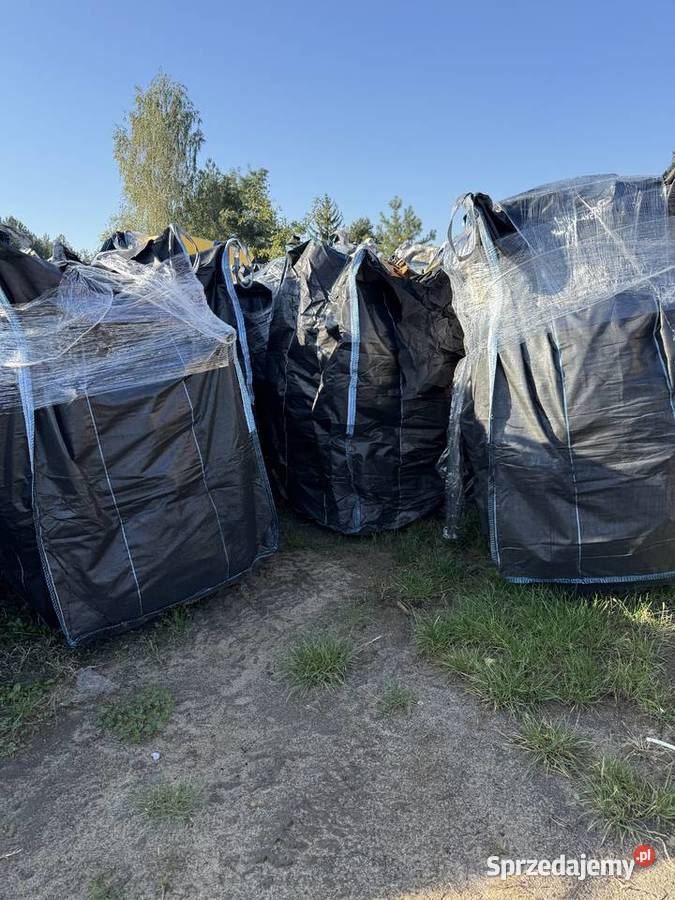 Opał zrzyny suche drewno opałowe sosna BIG BAG podkarpackie Czarna