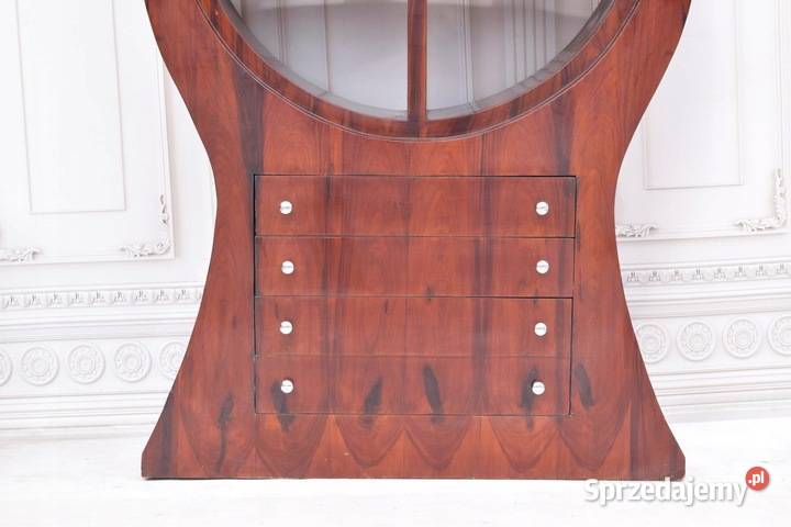 Drewniana Szafka Art Deco Regał Szafa Kredens Kraków