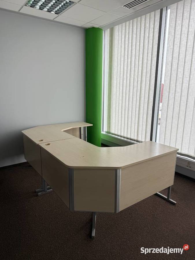 Biurka drewniane narożne biurowe Warszawa