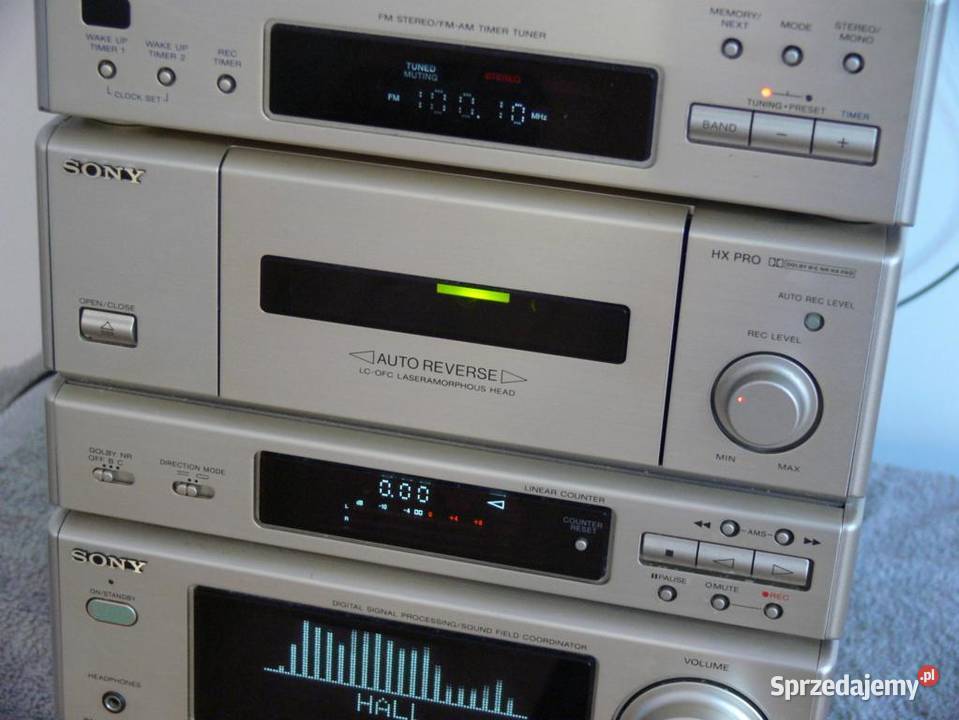 Wieża Sony MHC7700 złota WYSYŁKA Jasło