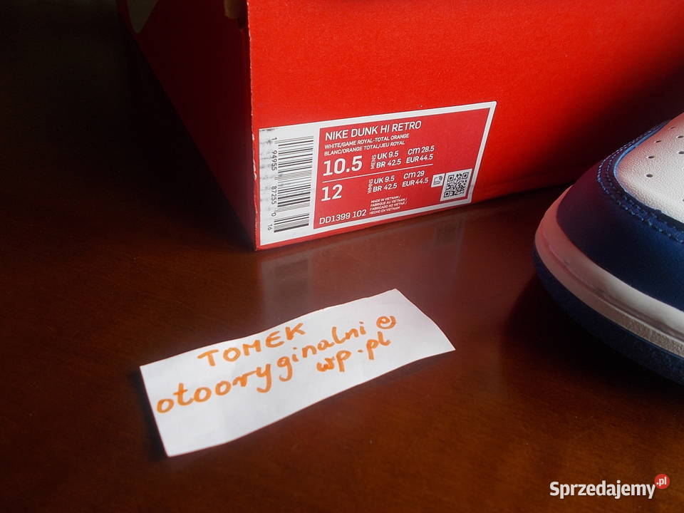 Eur 445 Nike Dunk High Game Royal Kentucky Nike wielkopolskie Poznań