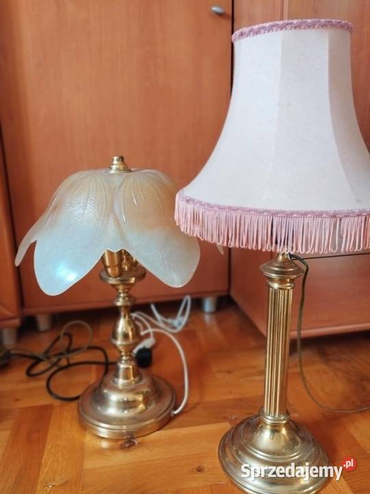 piękne lampy mosiężne i inne wyprzedaż Gorzów Wielkopolski