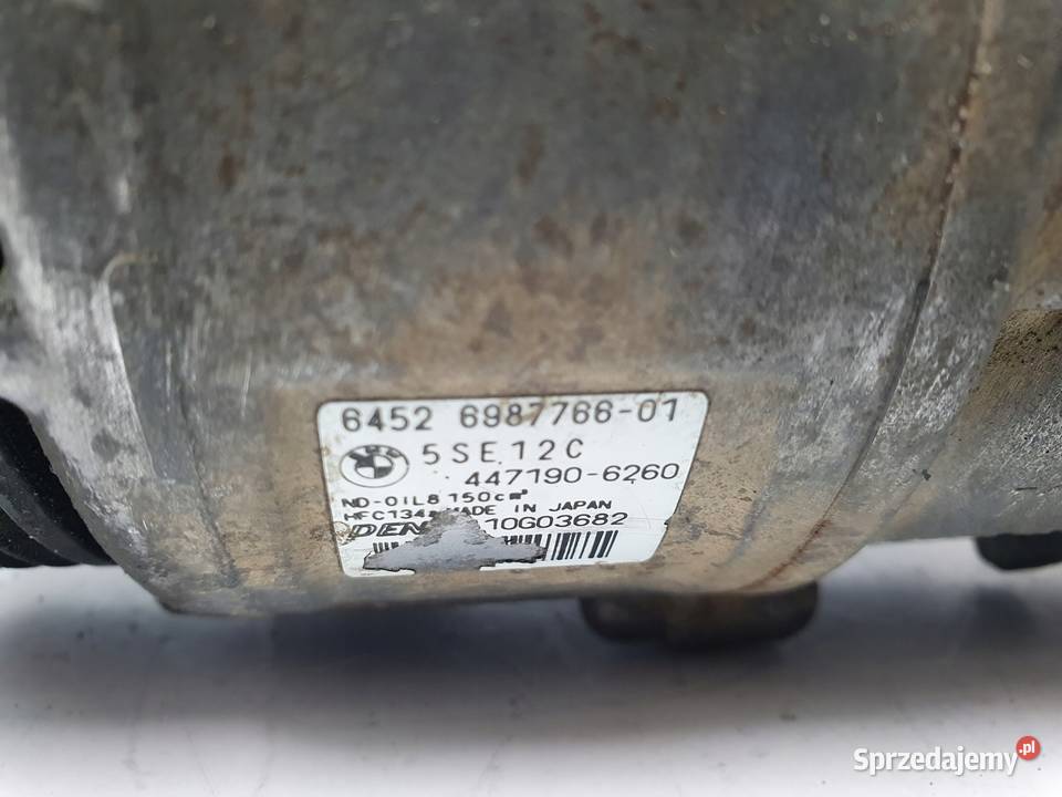 SPRĘŻARKA KLIMATYZACJI BMW E87 20 D Denso 5SE12C osobowe lubelskie Chełm
