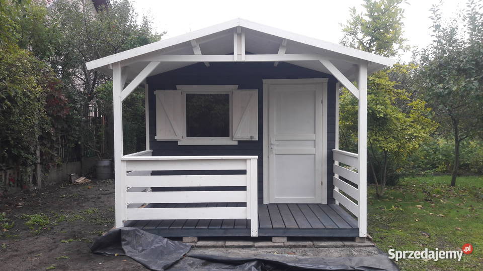 Domek drewniany ogrodowy 6x4m altana letniskowy Rybarzowice
