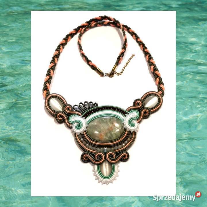 PASTELOWY NASZYJNIK Z KWARCEM SUTASZ Warszawa