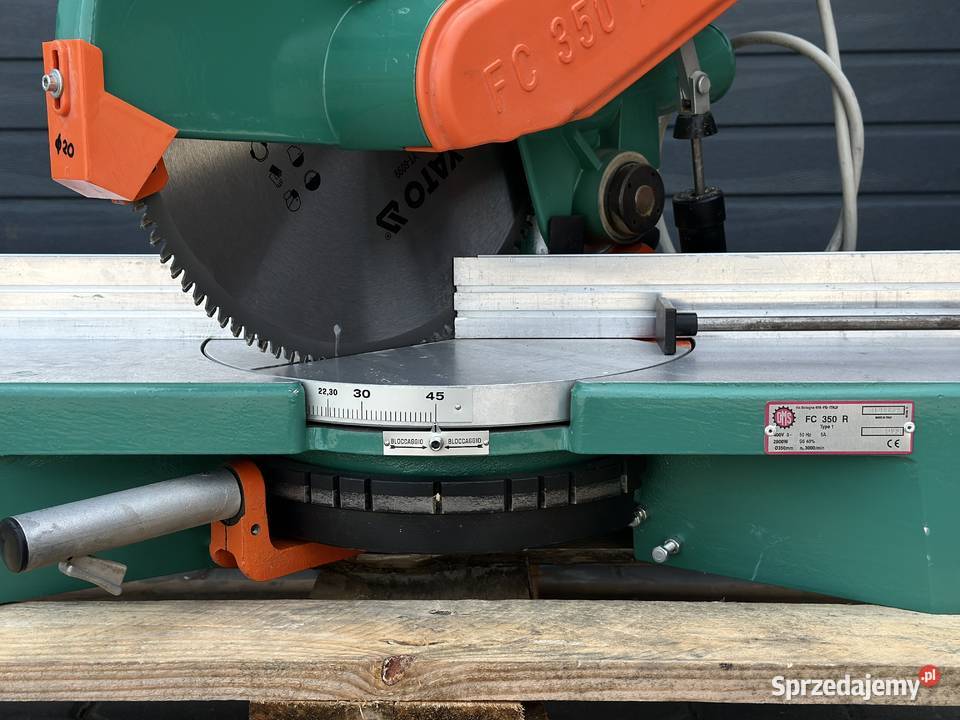 Piła kapowa ukośnica OMS FC 350 R 22 kW 1485 Łabuńki Pierwsze