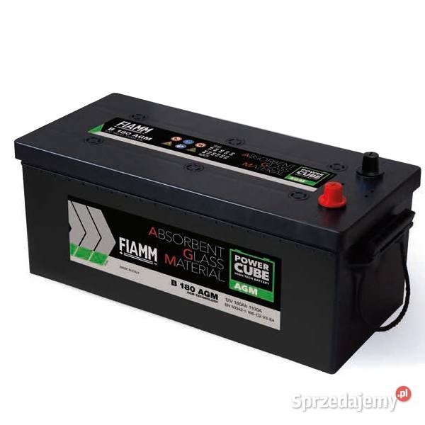 Akumulator Fiamm AGM 12V 180Ah 1100A L Fiamm ciężarowe Jelcz-Laskowice