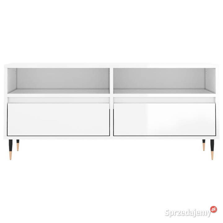 Szafka pod TV wysoki połysk biała 100x345x445 Warszawa