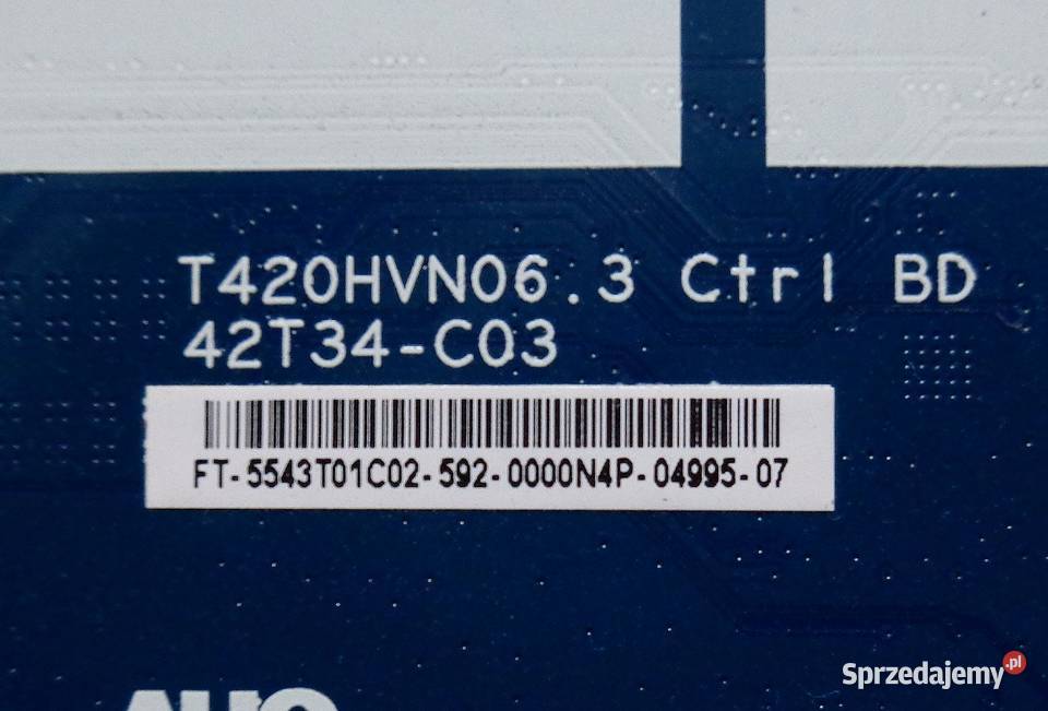 LG 43LF632V TCON T420HVN063 42T34C03 Pozostałe Szczecin sprzedam