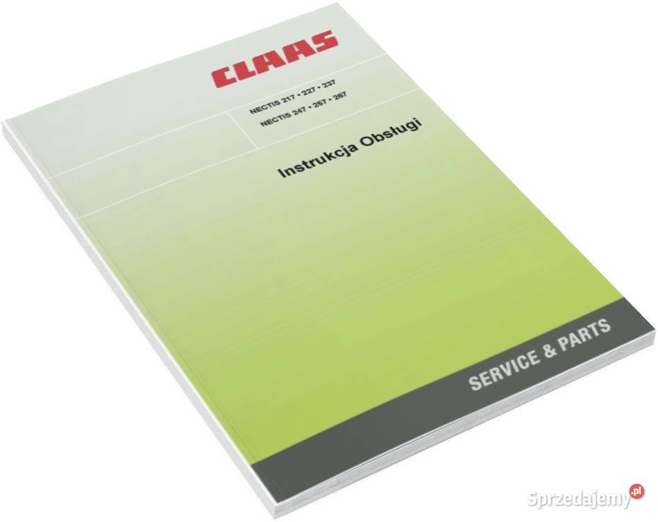 Instrukcja Claas NECTIS 247 257 267 wielkopolskie Szamotuły