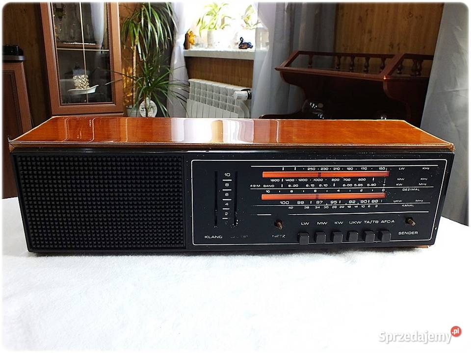 Stare Radio SENDER Prominent 203 Zabytek z lat 70-tych, XXw. Retro Vintage