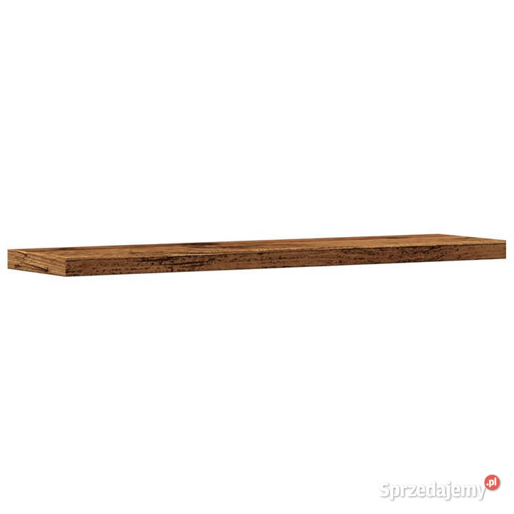 Półki ścienne 4 kolor starego drewna 40x10x15 Pozostałe
