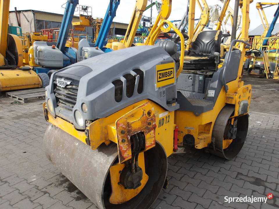 Walec dwubębnowy przegubowy Hamm HD12 VV wielkopolskie Pleszew