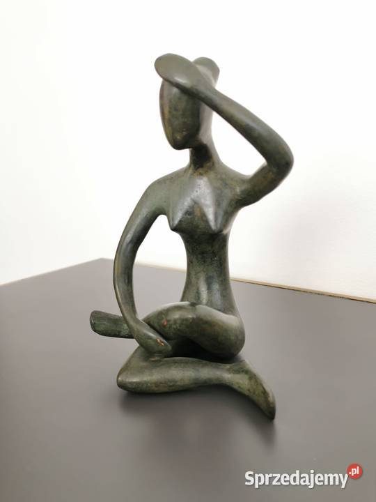 Figura z brązu kobieta Abstrakcyjna figurka z