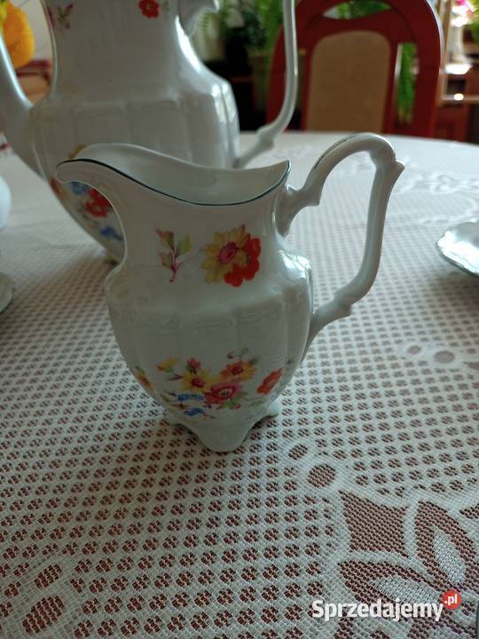 Serwis kawowy herbaciany porcelanowy Wałbrzych Filiżanki i spodki Częstochowa