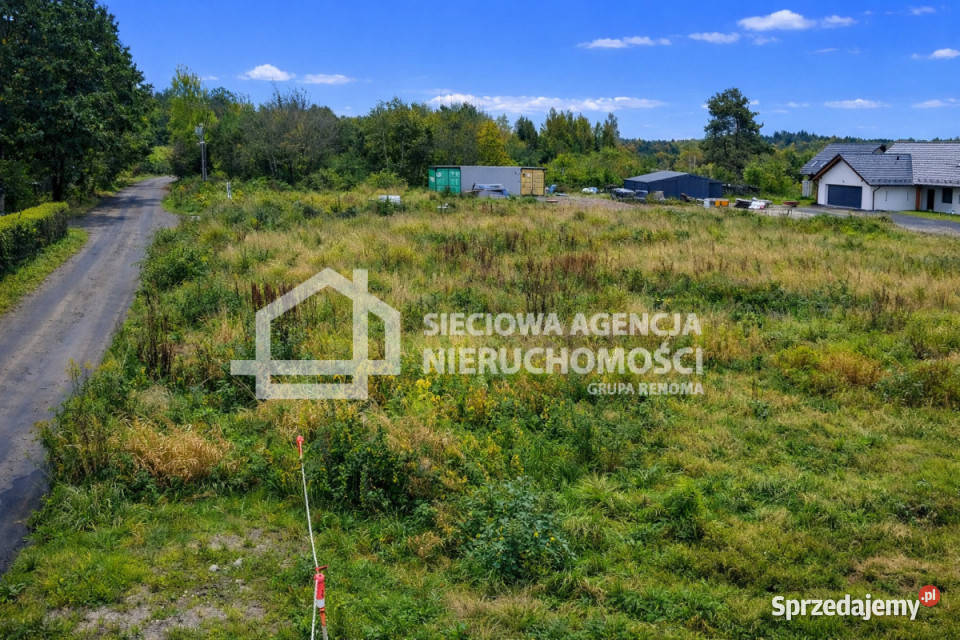 Sprzedaż gruntu Grzybno 1010 metrów pomorskie