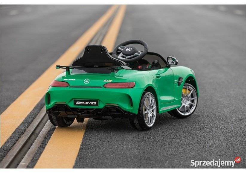 Auto samochód na akumulator MERCEDES GTR autko Myszków