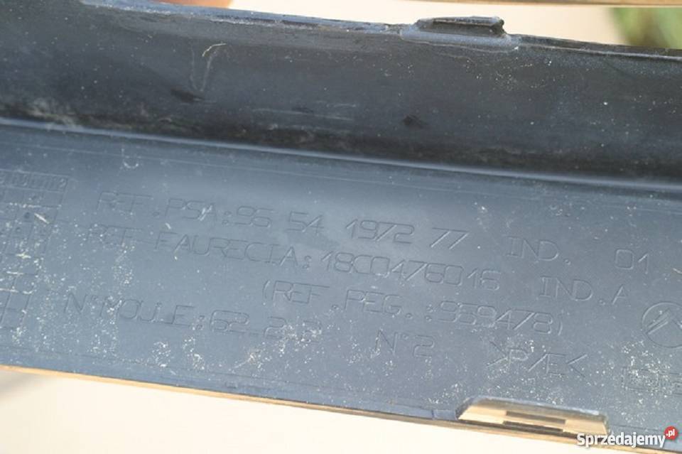 CITROEN C4 GRAND PICASSO KRATKA LISTWA ZDERZAKA Bieleń