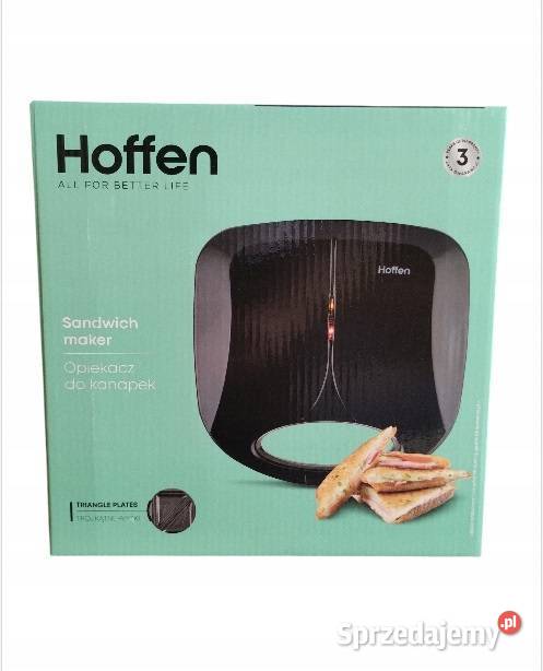 Opiekacz do kanapek Hoffen Mgh619 Czarny 750W Kielce