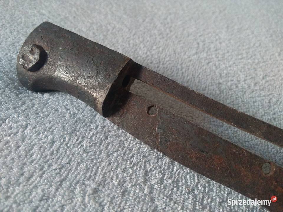 Bagnet Mauser z czasów wojny 1943 r sygnatura Warszawa