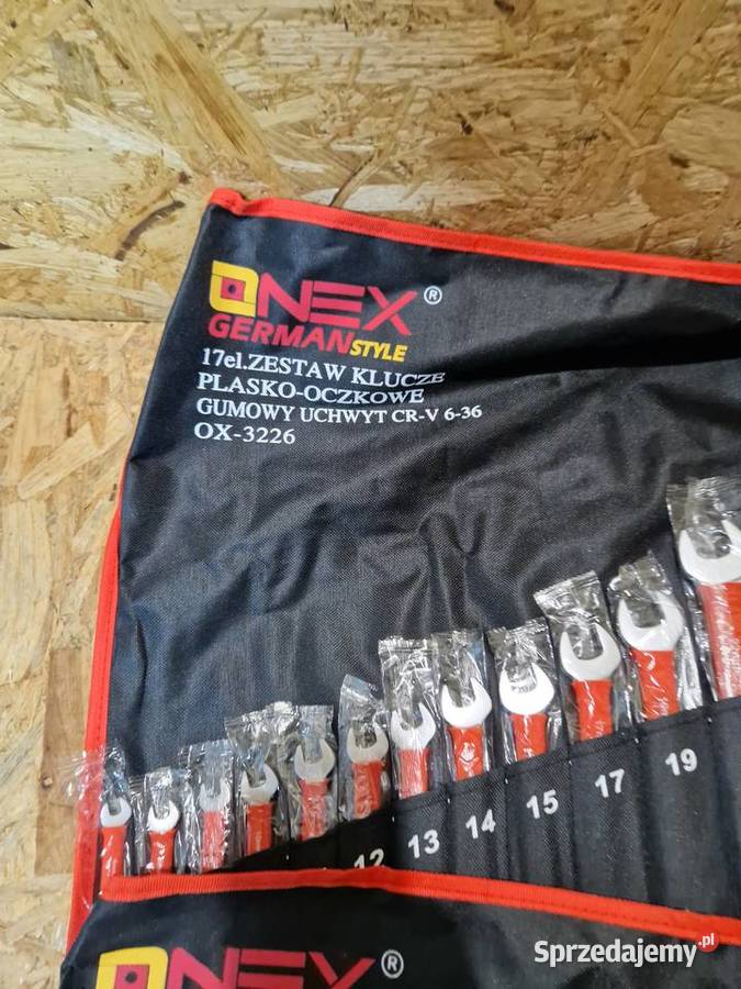 KLUCZE szmata PŁASKO OCZKOWE 632 ZESTAW 17 Głogowa