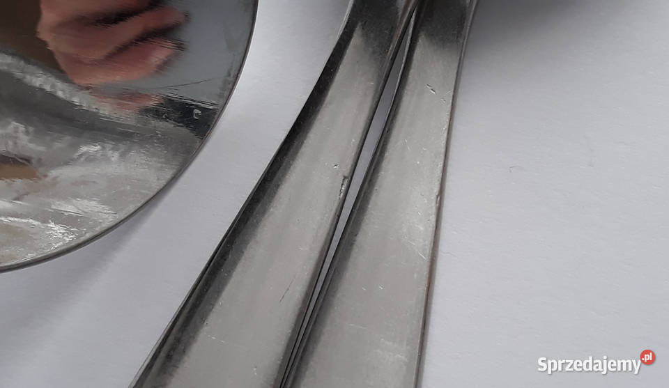 Łyżki do bulionu WKLĘSŁY Gerlach sztućce PRL Dąbrowa Górnicza