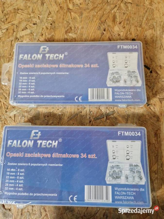 OPASKI ZACISKOWE ŚLIMAKOWE ZESTAW 34 1632 mm Pozostałe Głogowa