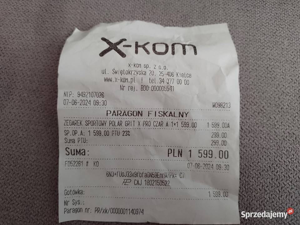 Zegarek sportowy Polar Grit X pro sprzedam